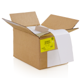 Fanfold Direct Thermal Labels 4x6” Topcoated - 5000/case